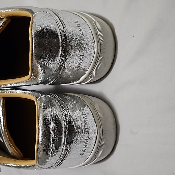Canal St Martin metallic sneakers. - Picture 6 of 10
